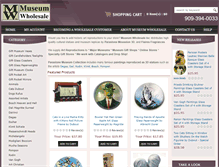 Tablet Screenshot of museumwholesale.com